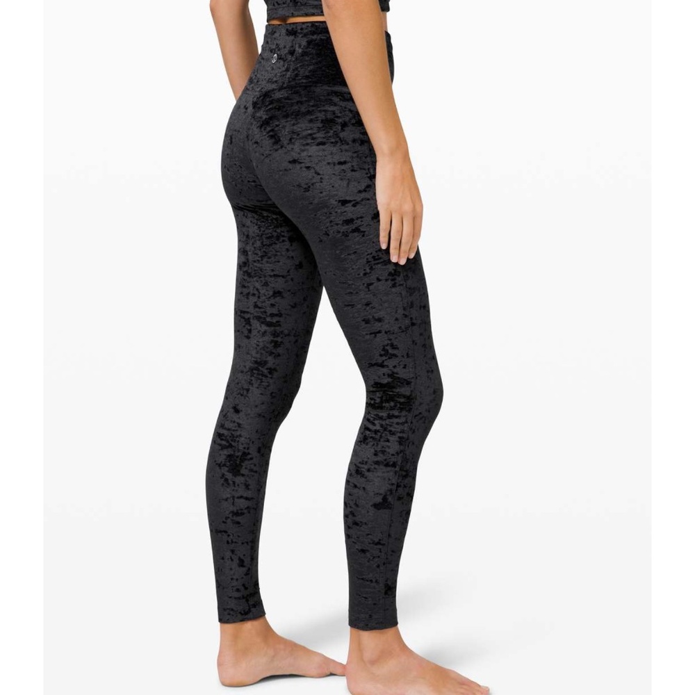Lululemon Wunder Lounge High-Rise Tight 28" *Crushed Velvet Size 6